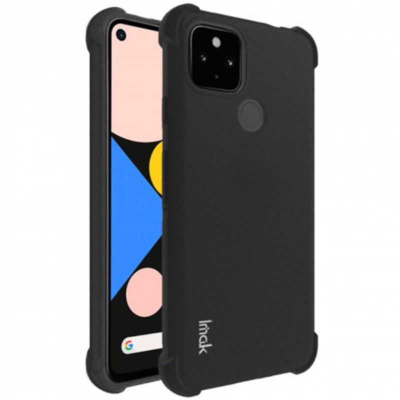 Capa Para Google Pixel 4A 5G Silicone Flexível Com Filme Para Tela Imak