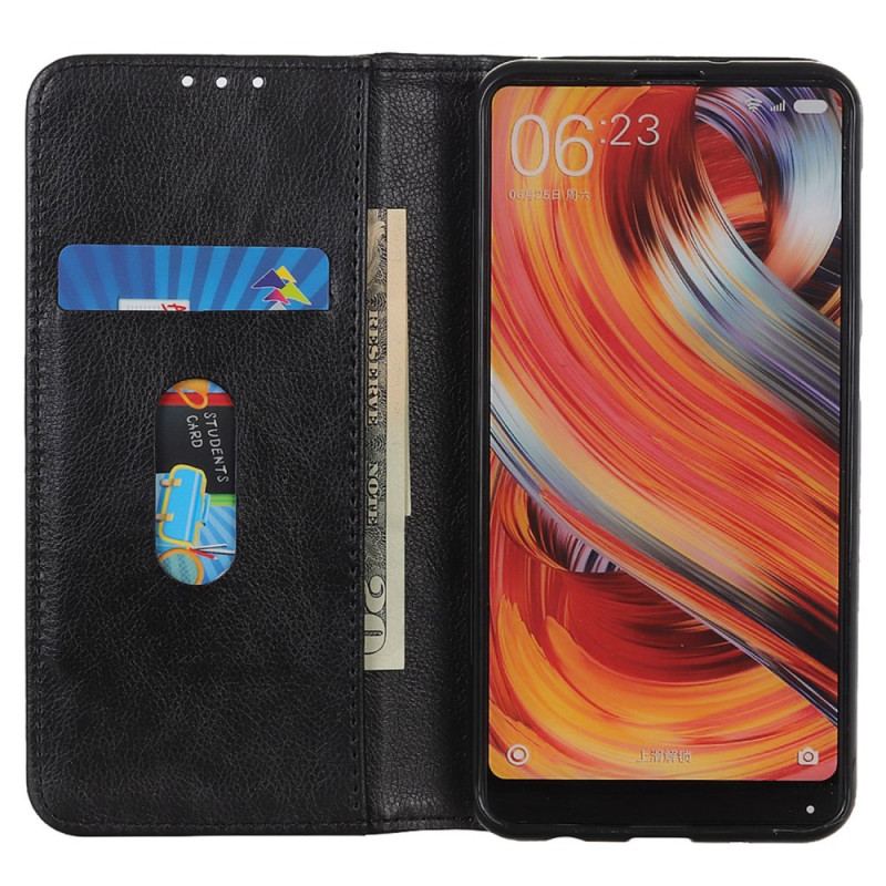 Capa De Celular Para Xiaomi 13 Lite Flip Couro Rachado Versão Colorida