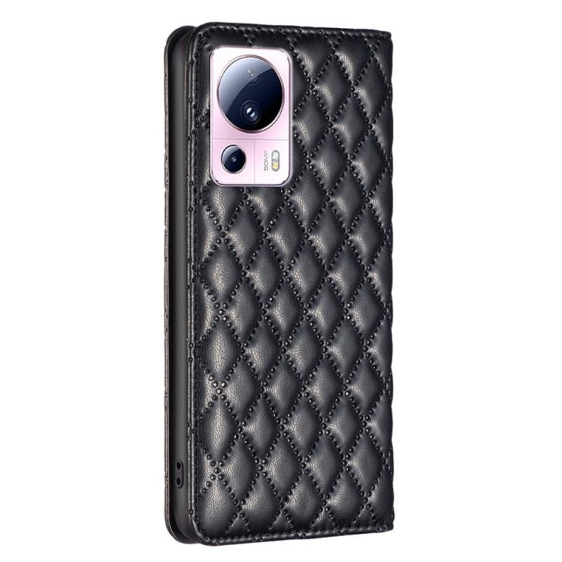 Capa De Celular Para Xiaomi 13 Lite Flip Estilo De Cor Binfen Acolchoado