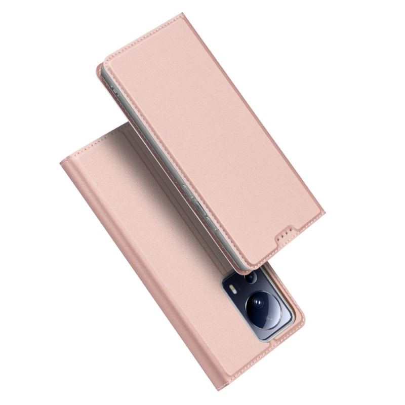 Capa De Celular Para Xiaomi 13 Lite Flip Skin-pro Series Dux Ducis