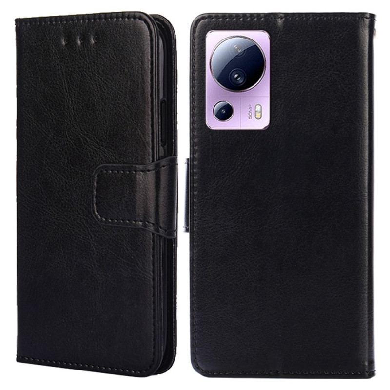 Capa Em Pele Para Xiaomi 13 Lite Vintage