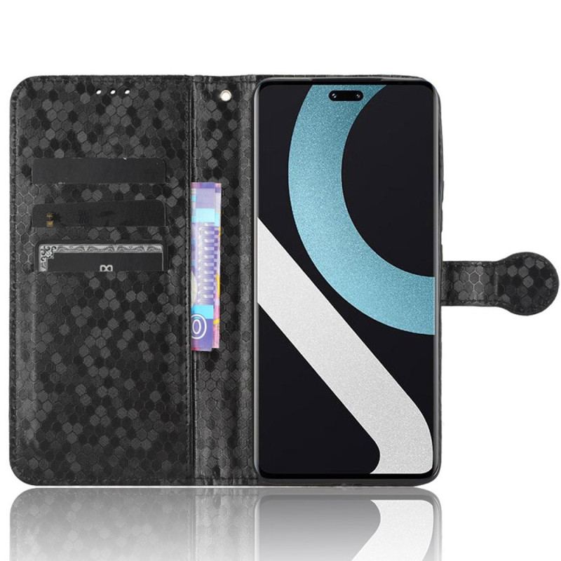 Capa Flip Para Xiaomi 13 Lite De Cordão Padrão 3d Strappy