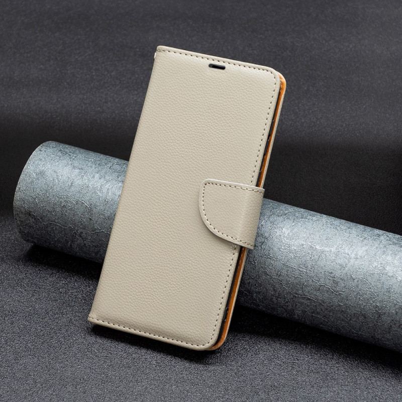 Capa Flip Para Xiaomi 13 Lite Fecho Oblíquo De Lichia