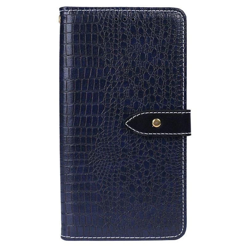 Capa Folio Para Xiaomi 13 Lite Crocodilo Idewei