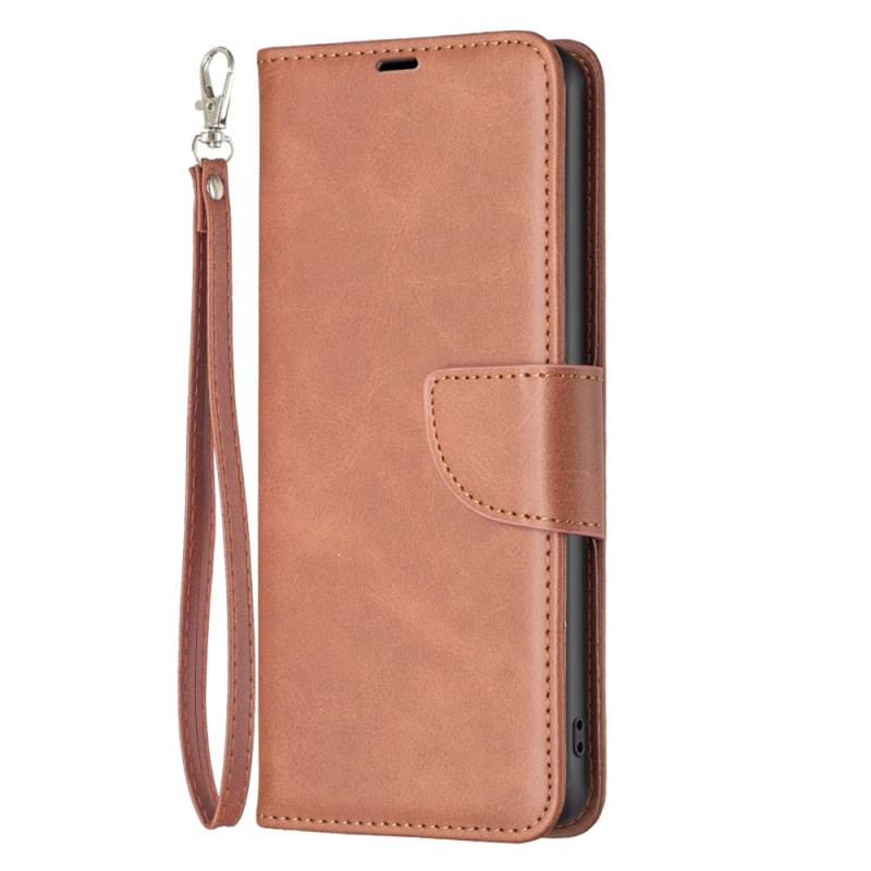 Capa Folio Para Xiaomi 13 Lite Fecho Oblíquo