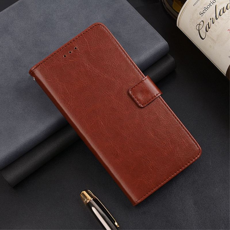 Capa Folio Para Xiaomi 13 Lite Imitação De Couro Idewei