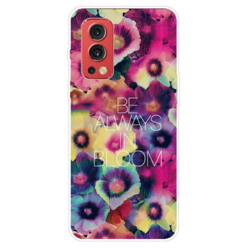 Capa De Celular Para OnePlus Nord 2 5G Esteja Sempre Em Flor