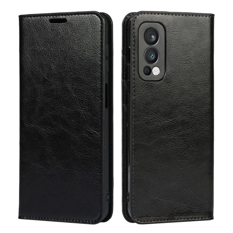 Capa De Celular Para OnePlus Nord 2 5G Flip Couro Legitimo