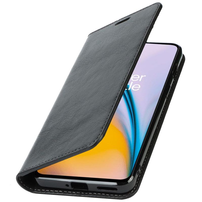 Capa De Celular Para OnePlus Nord 2 5G Flip Couro Legitimo