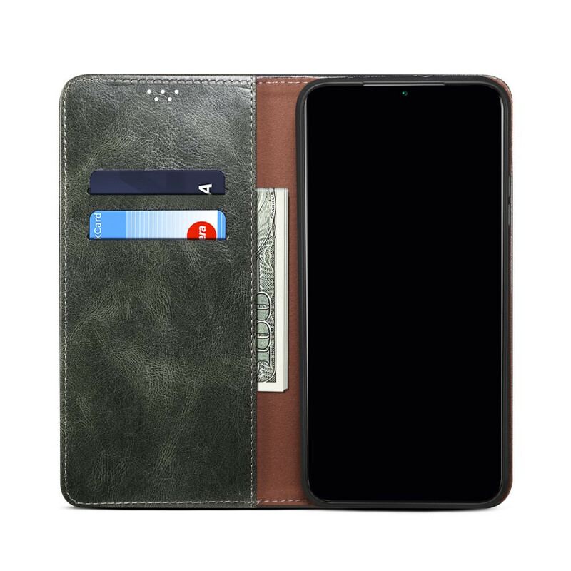 Capa De Celular Para OnePlus Nord 2 5G Flip Couro Sintético Encerado