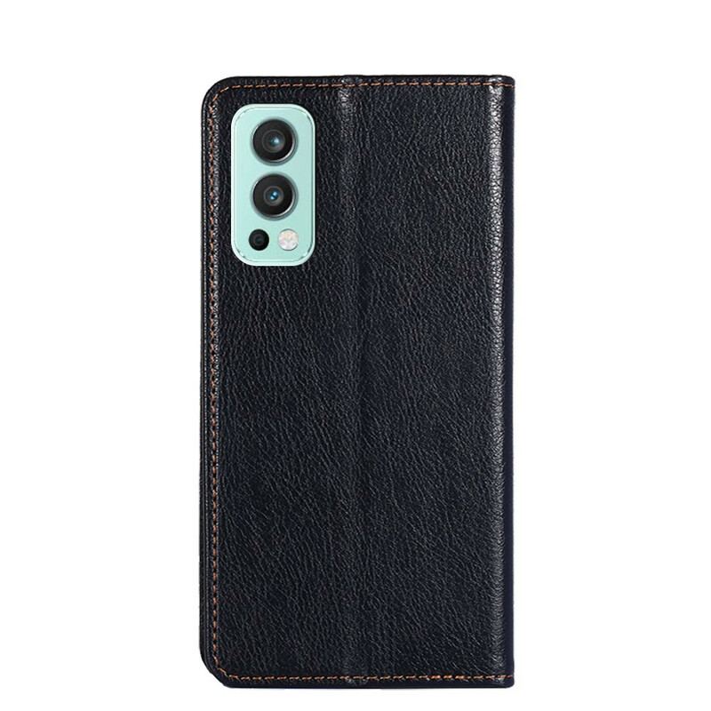 Capa De Celular Para OnePlus Nord 2 5G Flip Estilo Vintage De Couro