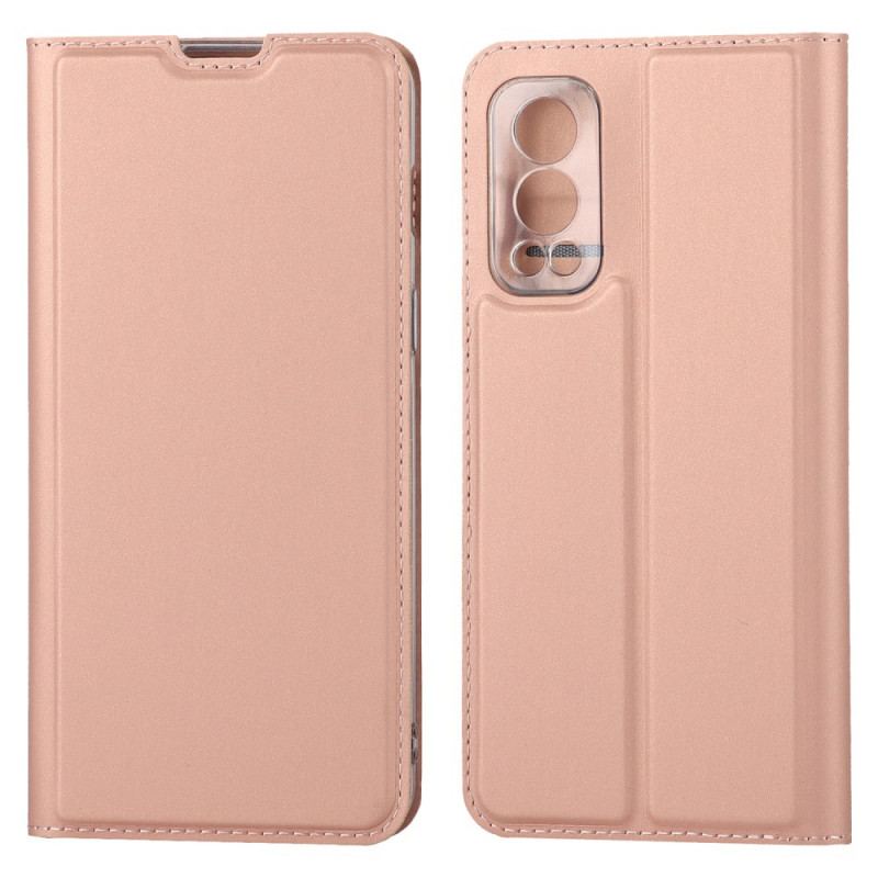 Capa De Celular Para OnePlus Nord 2 5G Flip Fecho Magnético