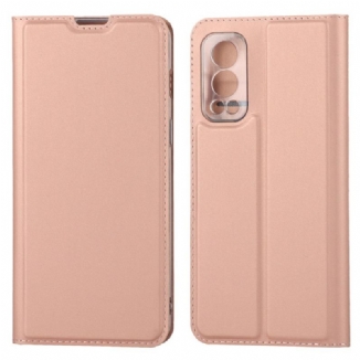 Capa De Celular Para OnePlus Nord 2 5G Flip Fecho Magnético