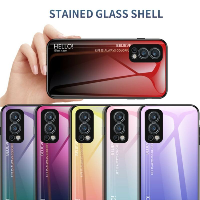 Capa De Celular Para OnePlus Nord 2 5G Olá Vidro Temperado