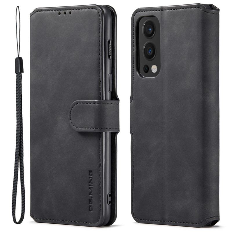 Capa De Couro Para OnePlus Nord 2 5G Dg.ming Retro