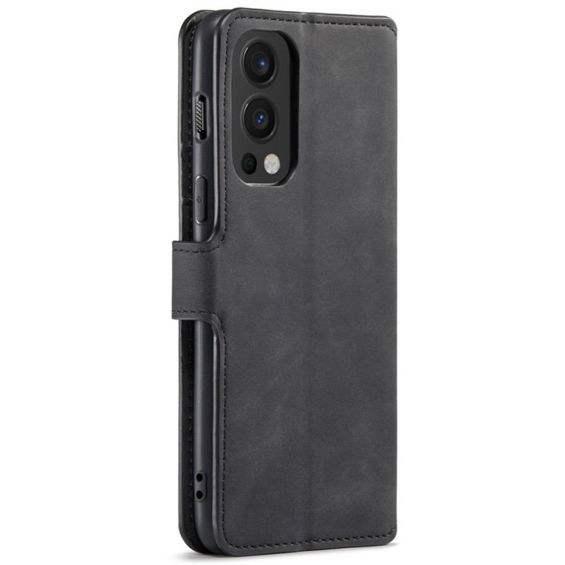 Capa De Couro Para OnePlus Nord 2 5G Dg.ming Retro