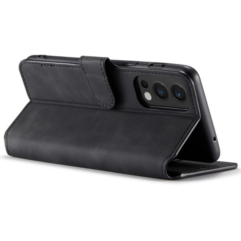 Capa De Couro Para OnePlus Nord 2 5G Dg.ming Retro