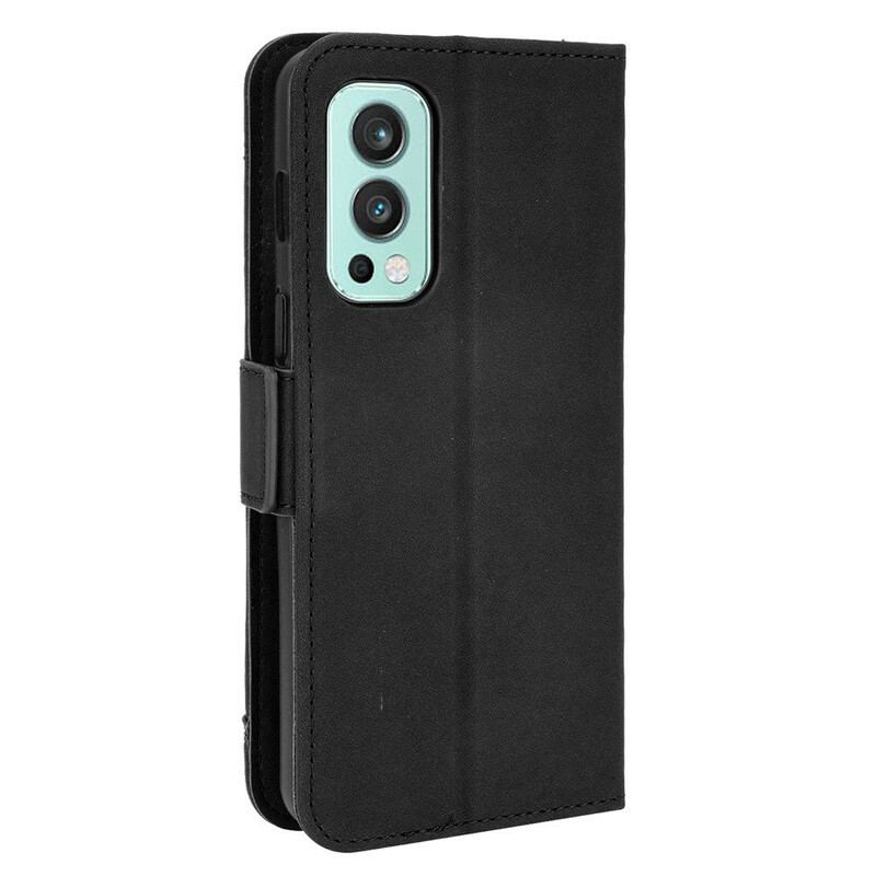 Capa De Couro Para OnePlus Nord 2 5G Multi-card Premier Class