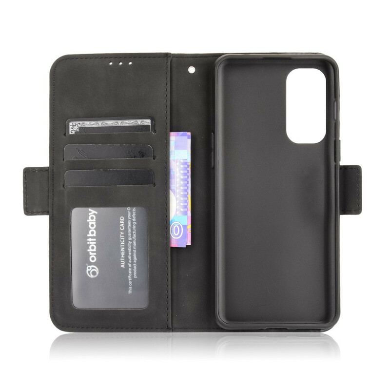 Capa De Couro Para OnePlus Nord 2 5G Multi-card Premier Class