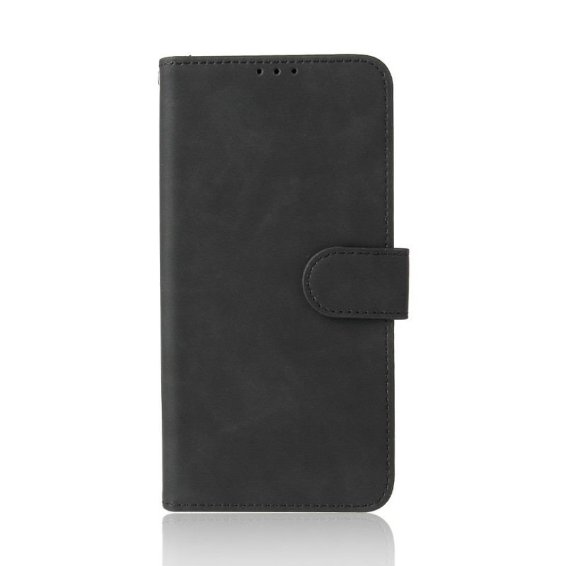 Capa De Couro Para OnePlus Nord 2 5G Toque De Pele