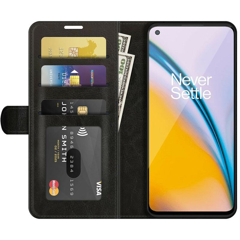 Capa De Couro Para OnePlus Nord 2 5G Couro Ultra Sintético