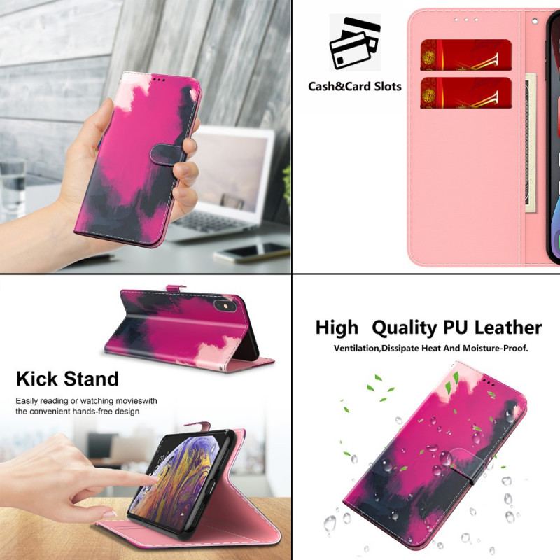 Capa Flip Para OnePlus Nord 2 5G Aquarela