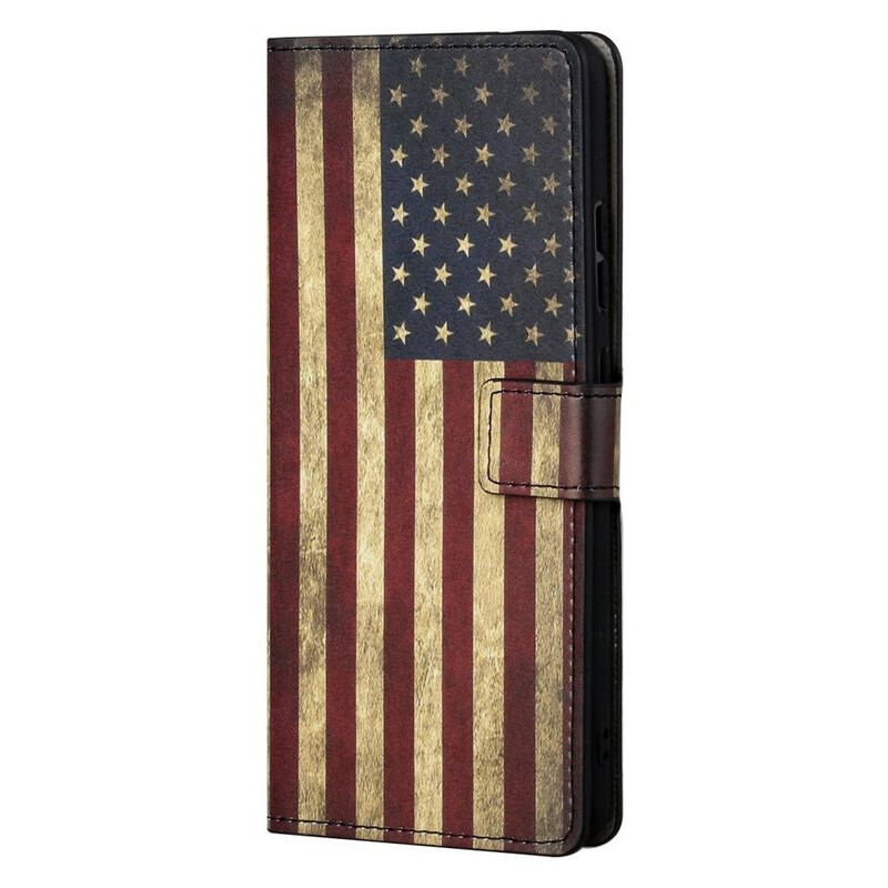 Capa Flip Para OnePlus Nord 2 5G Bandeira Americana