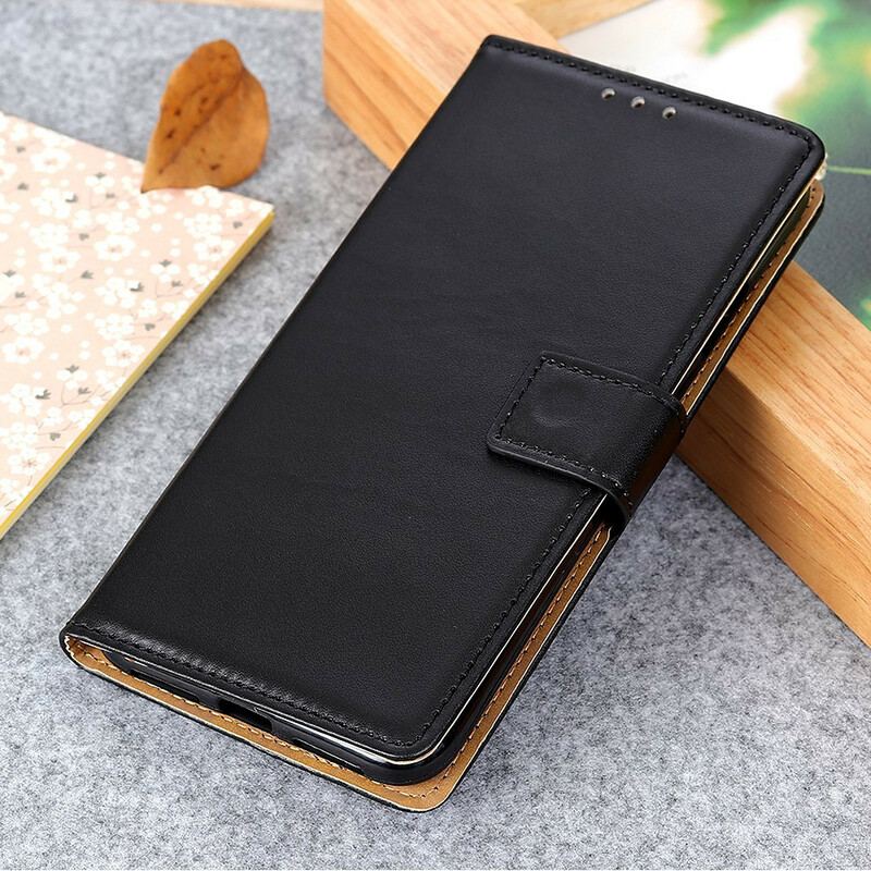 Capa Flip Para OnePlus Nord 2 5G Couro Sintético Liso