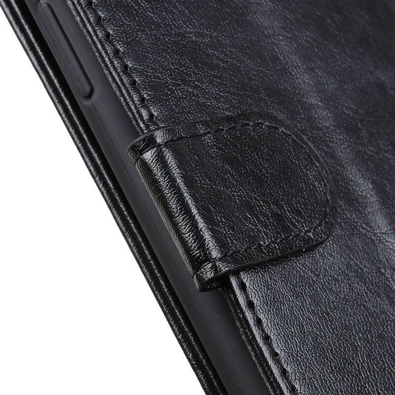 Capa Flip Para OnePlus Nord 2 5G Couro Sintético Texturizado