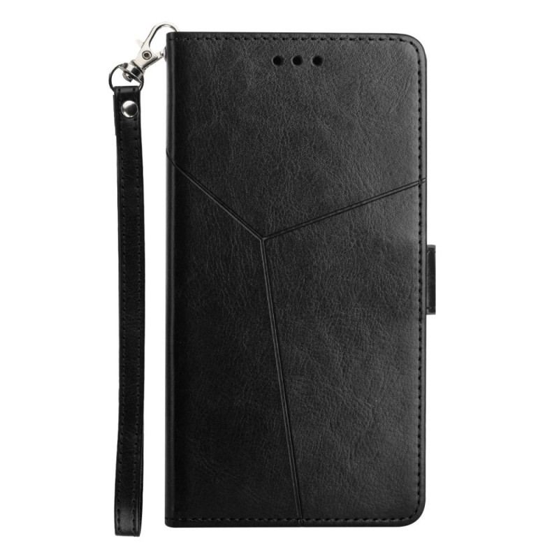 Capa Flip Para OnePlus Nord 2 5G Estilo Couro Geo Y Design