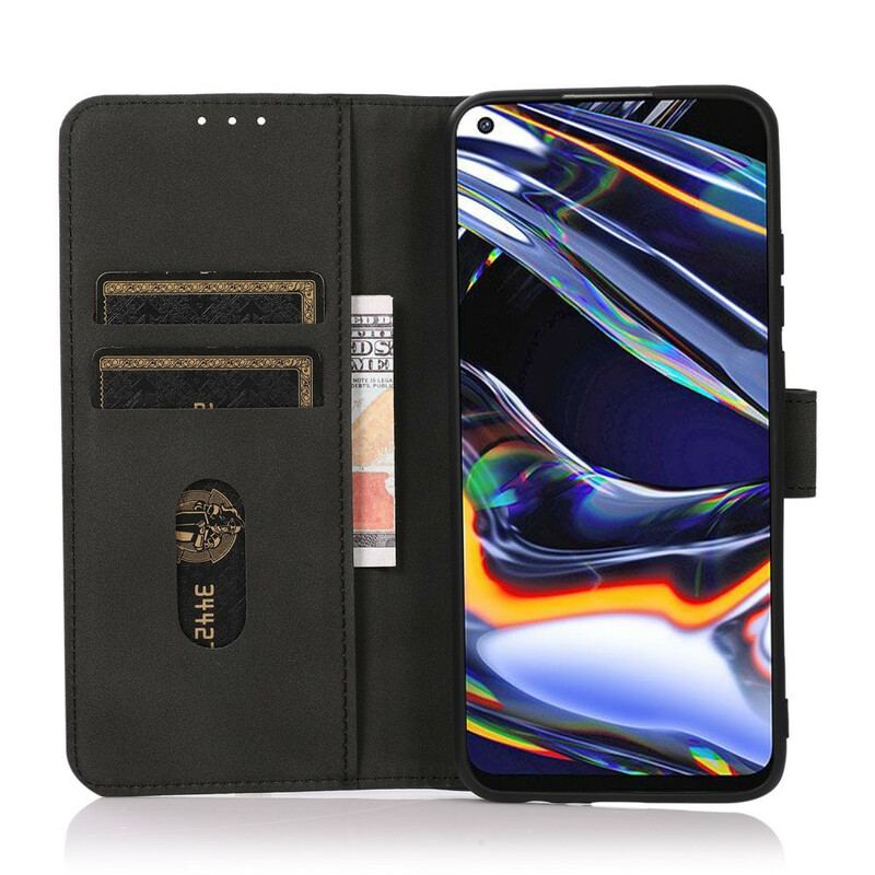 Capa Flip Para OnePlus Nord 2 5G Khazneh Moda Efeito Couro