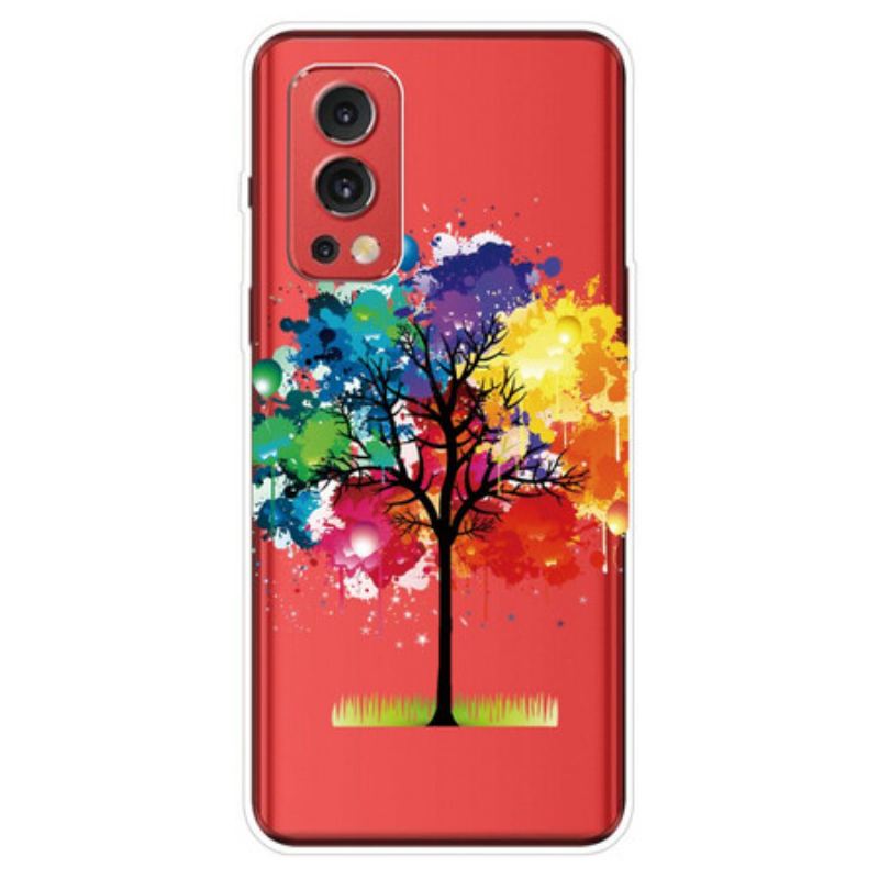 Capa Para OnePlus Nord 2 5G Árvore Aquarela Perfeita