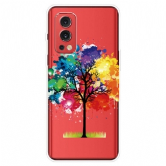 Capa Para OnePlus Nord 2 5G Árvore Aquarela Perfeita