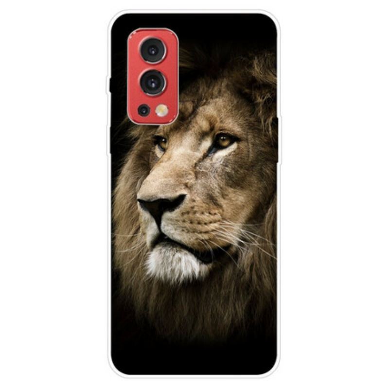 Capa Para OnePlus Nord 2 5G Cabeça De Leão