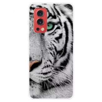 Capa Para OnePlus Nord 2 5G Cara De Tigre