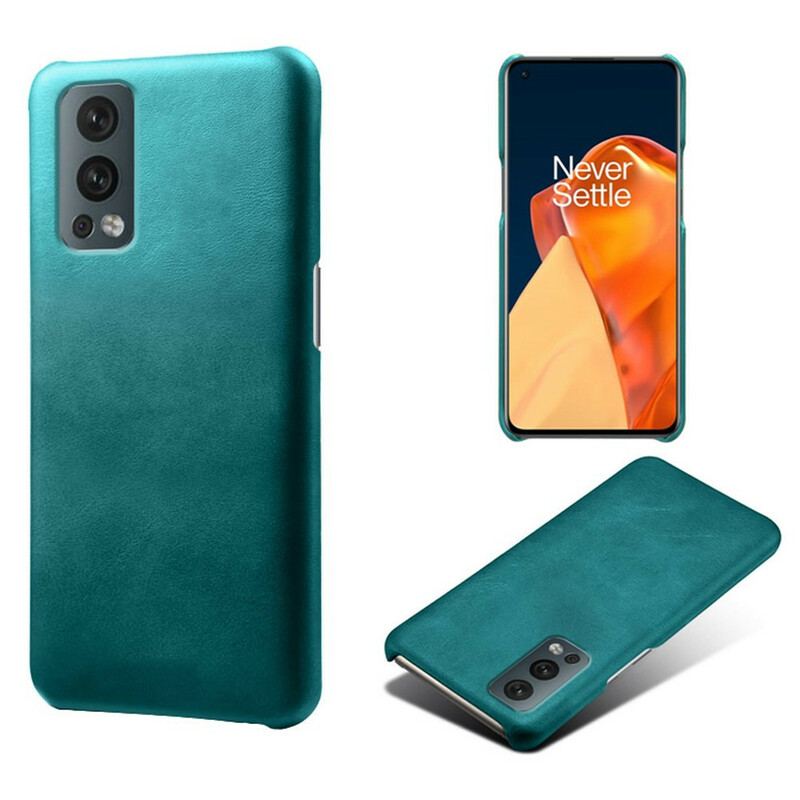 Capa Para OnePlus Nord 2 5G Efeito Couro Ksq