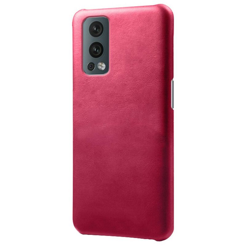 Capa Para OnePlus Nord 2 5G Efeito Couro Ksq