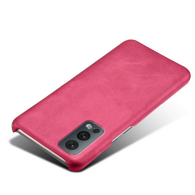 Capa Para OnePlus Nord 2 5G Efeito Couro Ksq