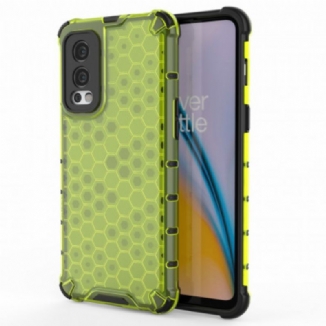 Capa Para OnePlus Nord 2 5G Estilo Favo De Mel