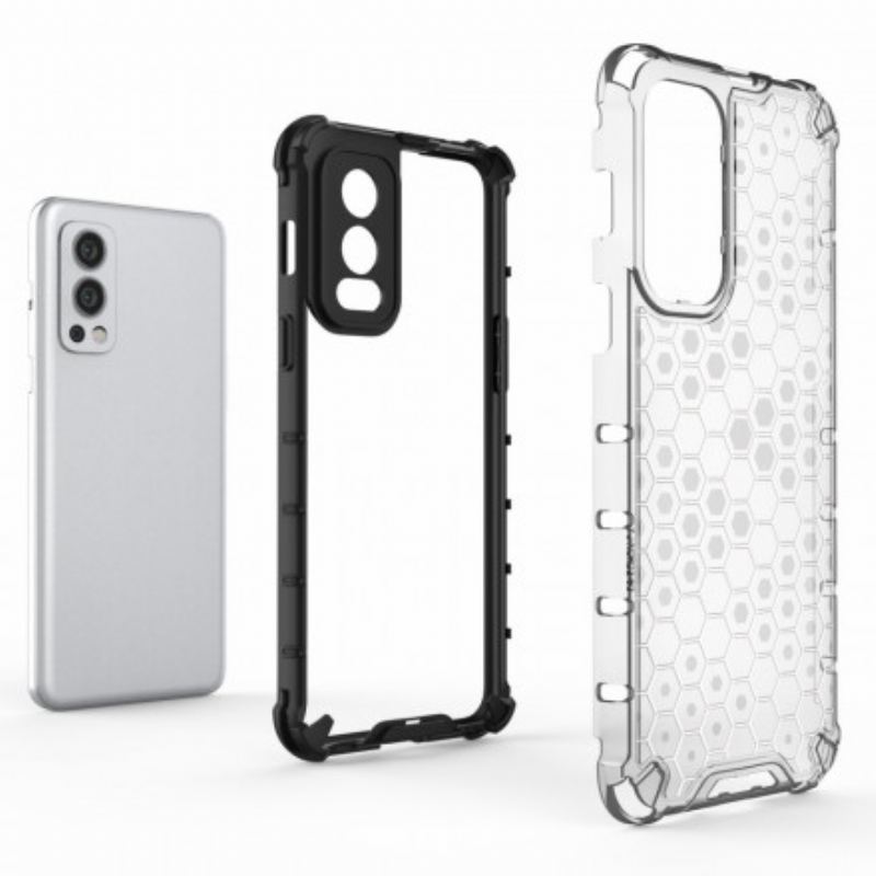 Capa Para OnePlus Nord 2 5G Estilo Favo De Mel