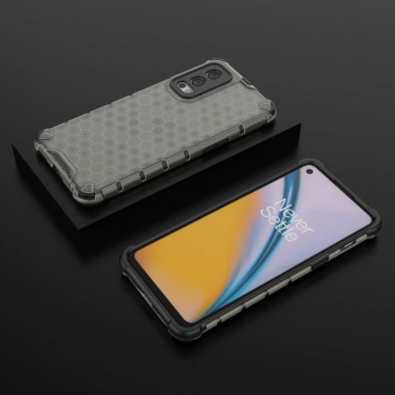 Capa Para OnePlus Nord 2 5G Estilo Favo De Mel