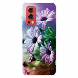 Capa Para OnePlus Nord 2 5G Flores Realistas