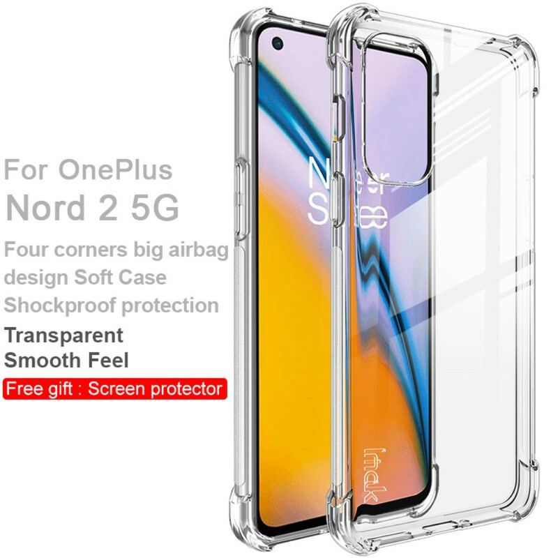 Capa Para OnePlus Nord 2 5G Imak Sedoso Transparente