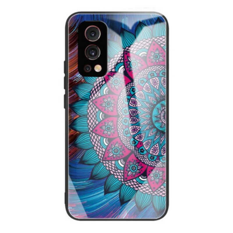 Capa Para OnePlus Nord 2 5G Mandala Vidro Temperado