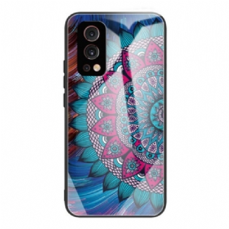 Capa Para OnePlus Nord 2 5G Mandala Vidro Temperado