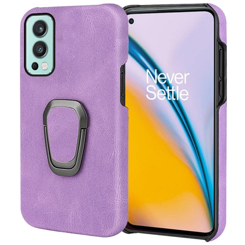 Capa Para OnePlus Nord 2 5G Novas Cores Com Suporte Para Anéis De Efeito De Couro