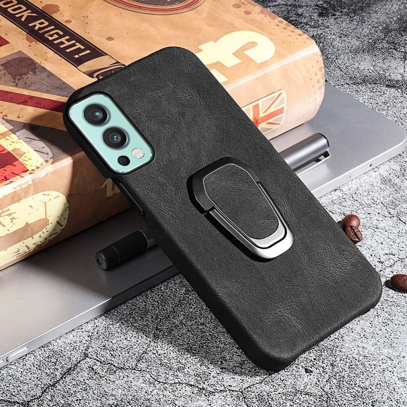 Capa Para OnePlus Nord 2 5G Novas Cores Com Suporte Para Anéis De Efeito De Couro