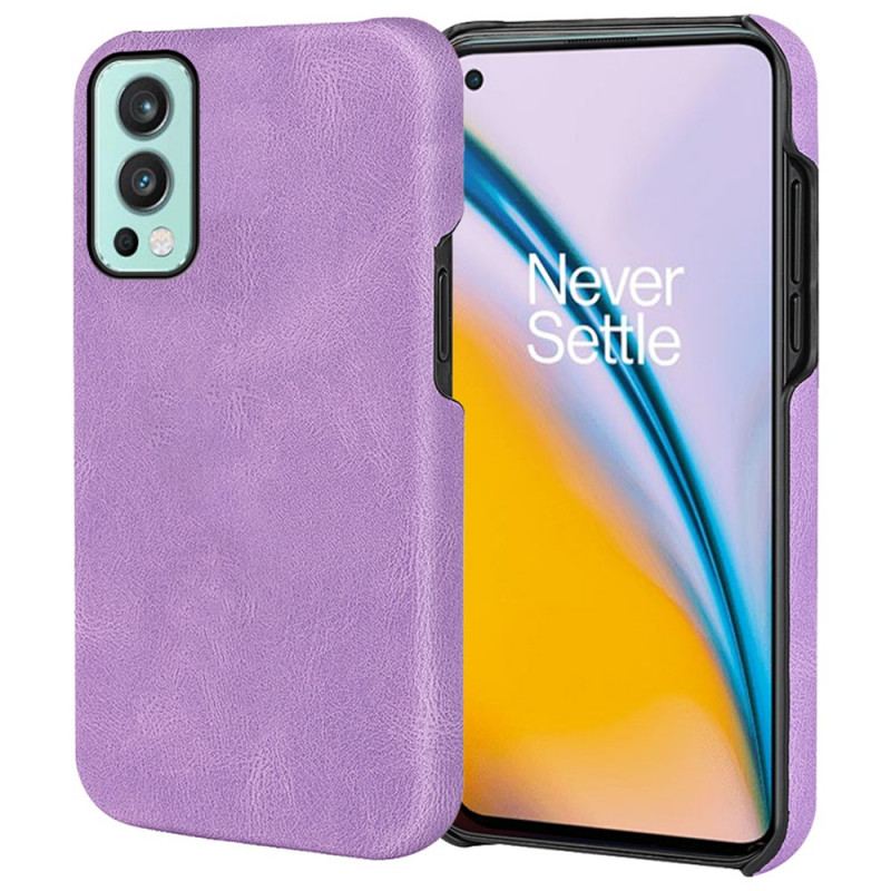 Capa Para OnePlus Nord 2 5G Novas Cores Elegância Efeito Couro