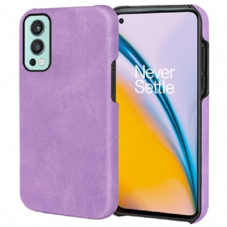 Capa Para OnePlus Nord 2 5G Novas Cores Elegância Efeito Couro