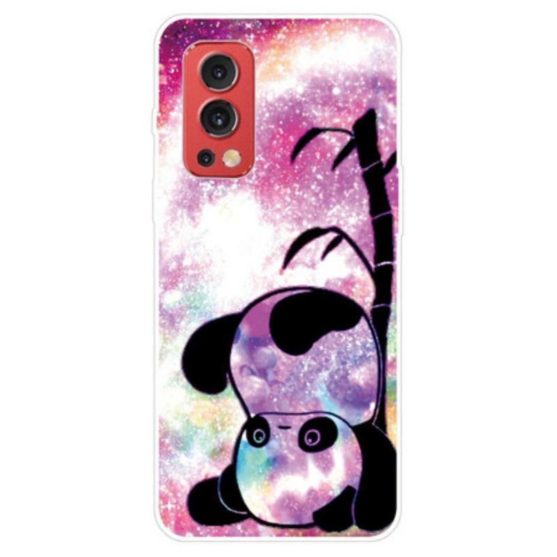 Capa Para OnePlus Nord 2 5G Panda E Bambu